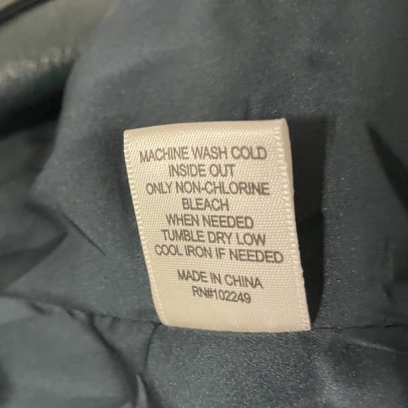 Skies Are Blue Vegan Leather Moto Jacket, Large - Picture 9 of 10